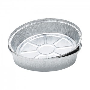 WAP0760 Round Wrinkle Aluminum Foil Baking Tray