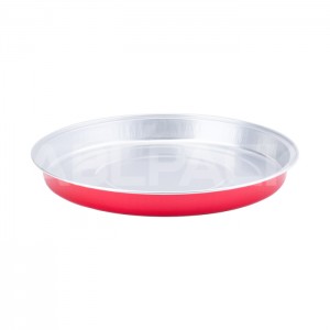 Disposable aluminum foil 8011 kunafa round baking pan mould restaurant takeout tray AP150A series