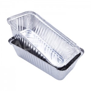 WAP0650 Disposable Rectangular Aluminum Foil Tray for Bakery and Catering